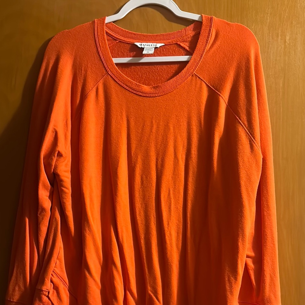 Athleta Orange sweatshirt